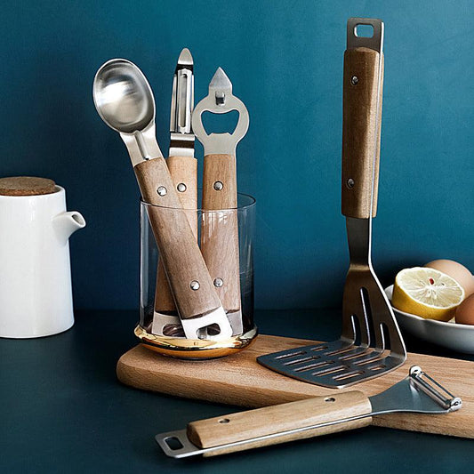 Creative kitchen tools with wooden handles - SOFAVORITE