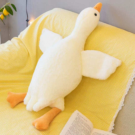 Big White Goose Pillow Plush Toy Cartoon Stuffed Throw Pillow - SOFAVORITE