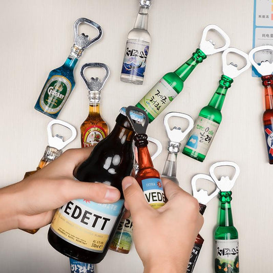 Beer Bottle Opener Fridge Magnet - SOFAVORITE