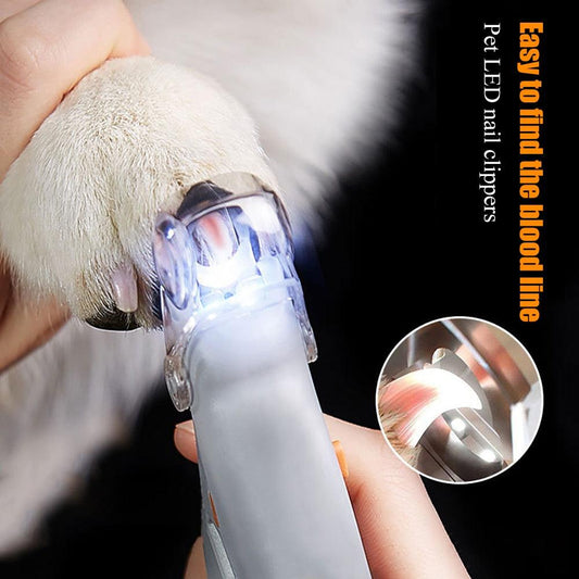 Professional Pet Nail Clipper Scissors LED Light - SOFAVORITE