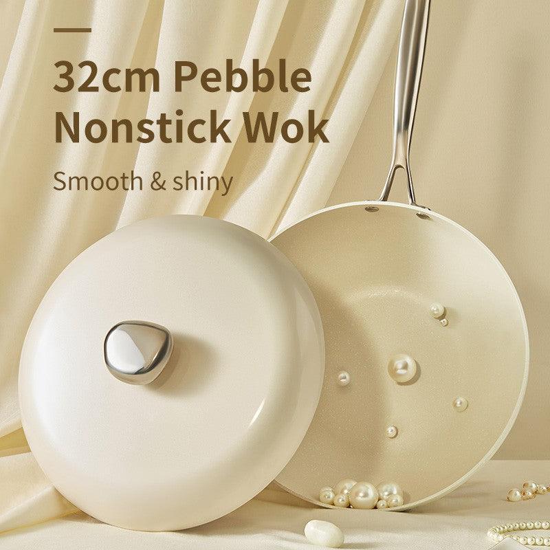 Velosan Pebble Serier Ceramic Nonstick 12.5'' Wok With Lid – VELOSAN