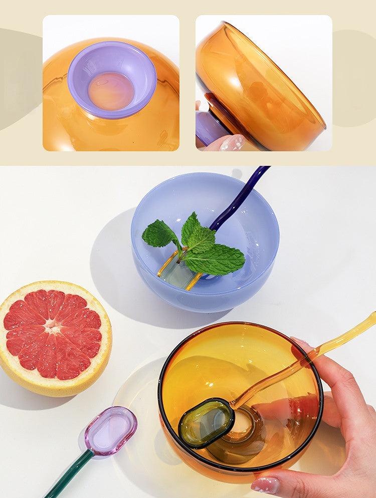 High Temperature Resistant Clear Glass Fruit Salad Bowl - SOFAVORITE