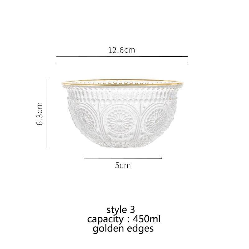 Delicate Vintage Relief Glass Bowl - SOFAVORITE