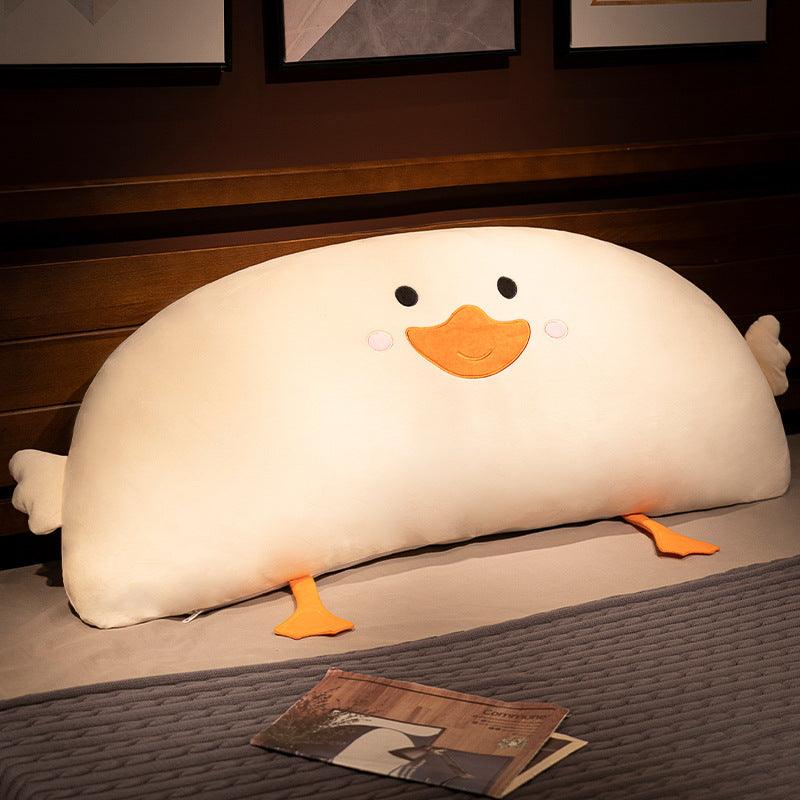 White Goose Duck Bedside Soft Big Backrest Cushion - SOFAVORITE