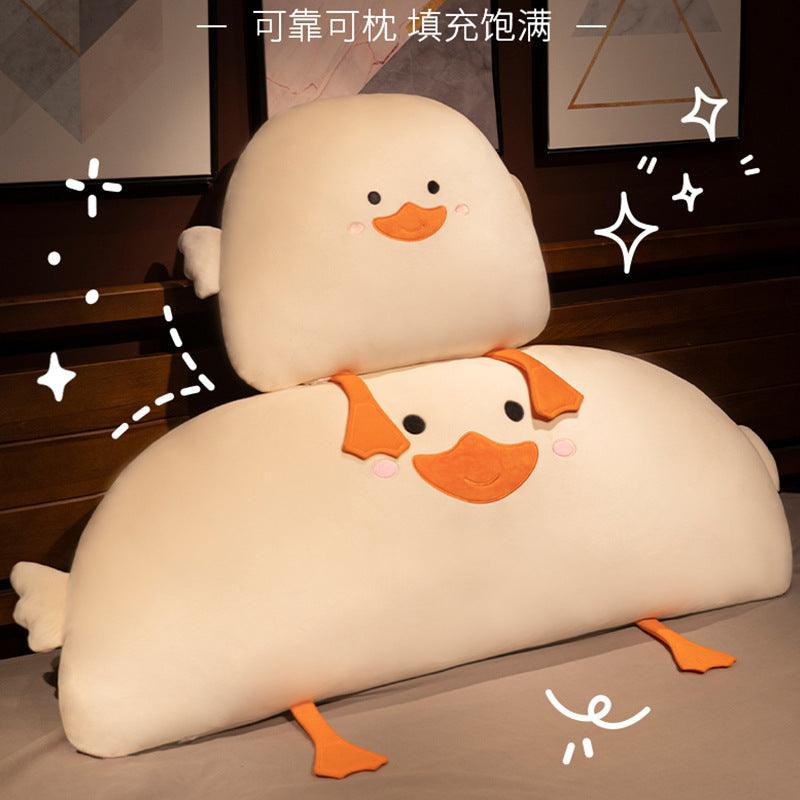 White Goose Duck Bedside Soft Big Backrest Cushion - SOFAVORITE